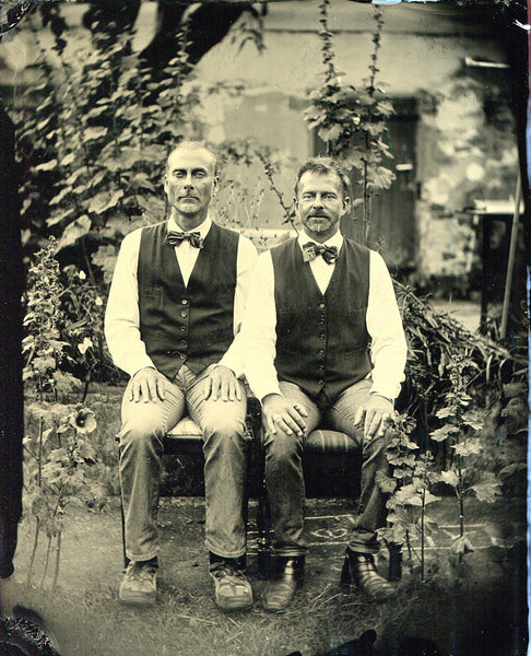 A Valentine Day Wet Plate Portrait Session for Lovers